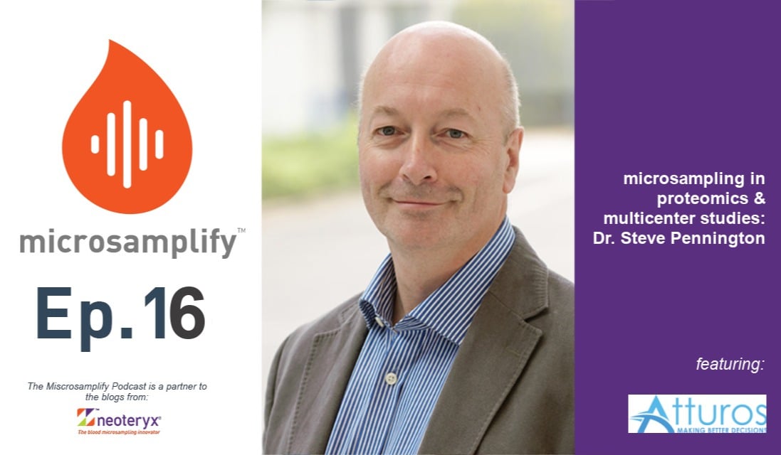 Microsampling in Proteomics & Multicenter Studies Dr. Steve Pennington